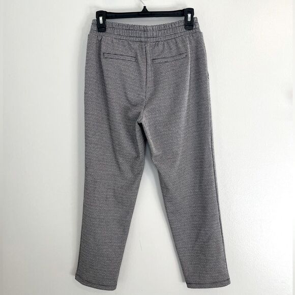 A New Day Brown Black Houndstooth Casual Pull On Ankle Pants Size XS - Picture 2 of 7
